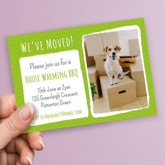 Personalised House Warming Invitation Postcard - A6