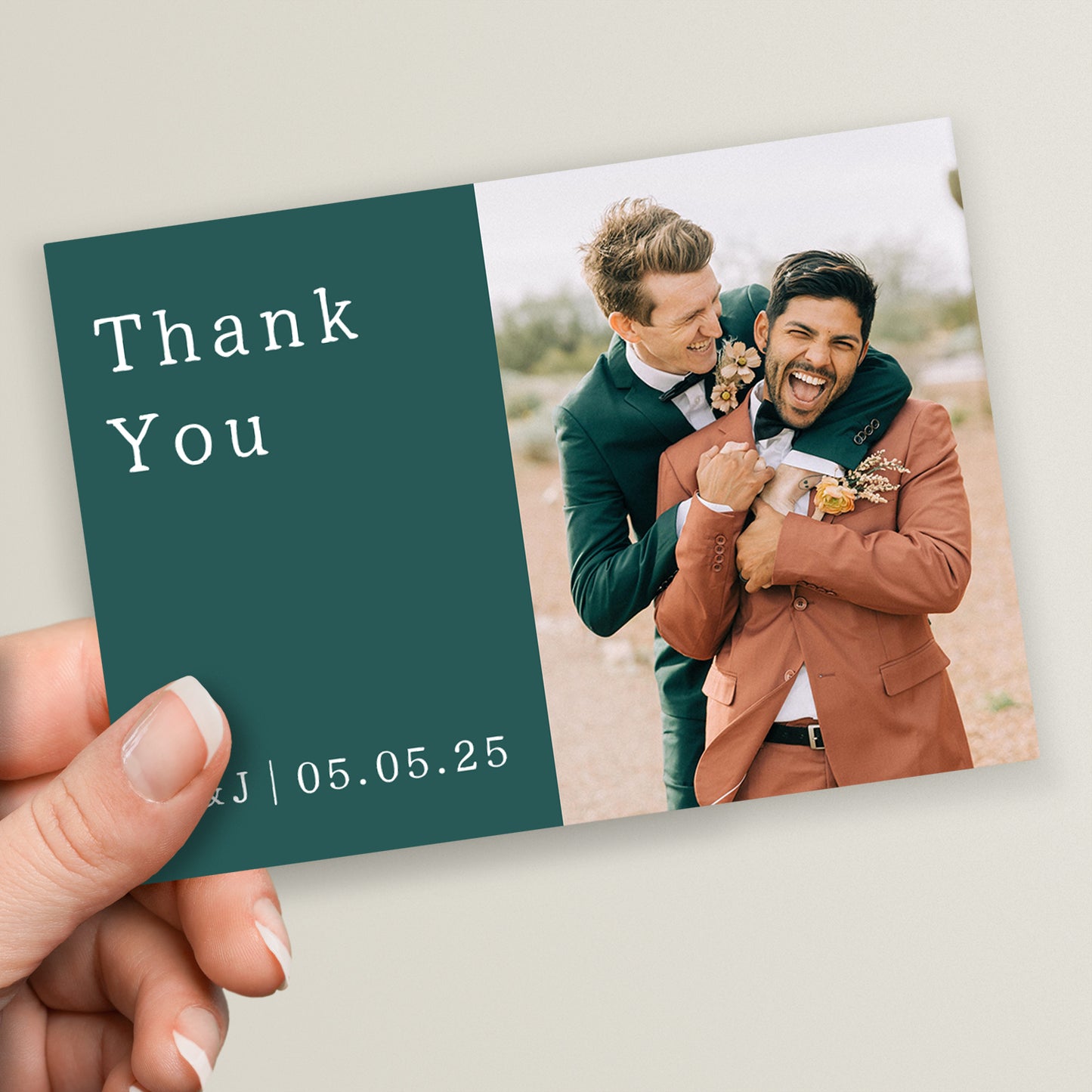 Upload Your Own Image and Text Engagement Postcard - A6