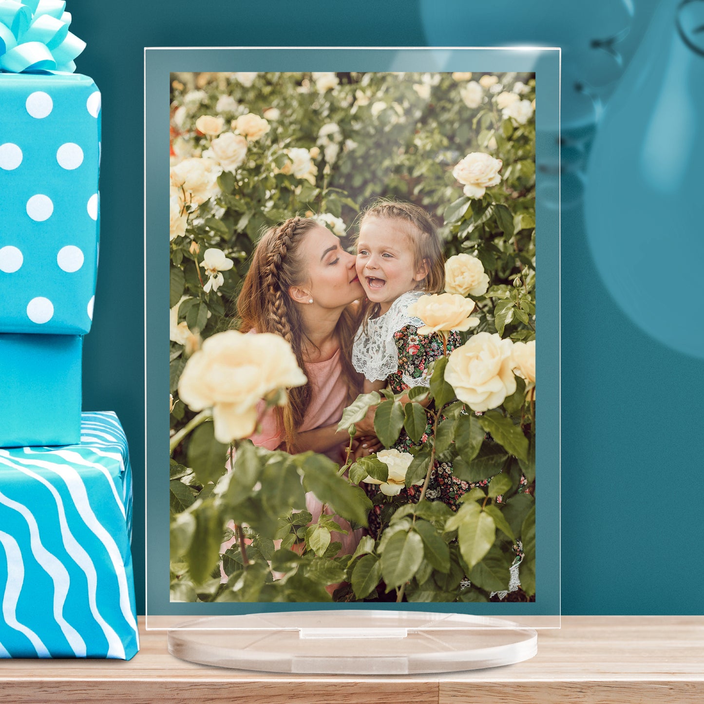 Personalised Photo Upload Plaque - Anniversary - 140mm X 100mm