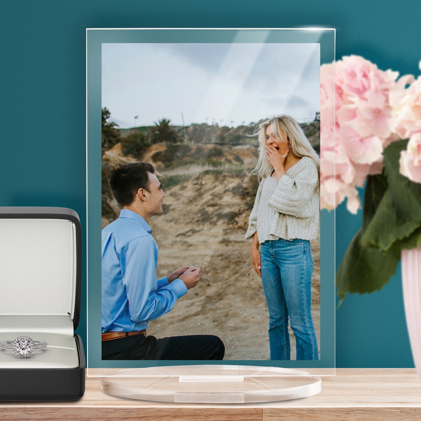 Personalised Photo Upload Plaque - Anniversary - 140mm X 100mm