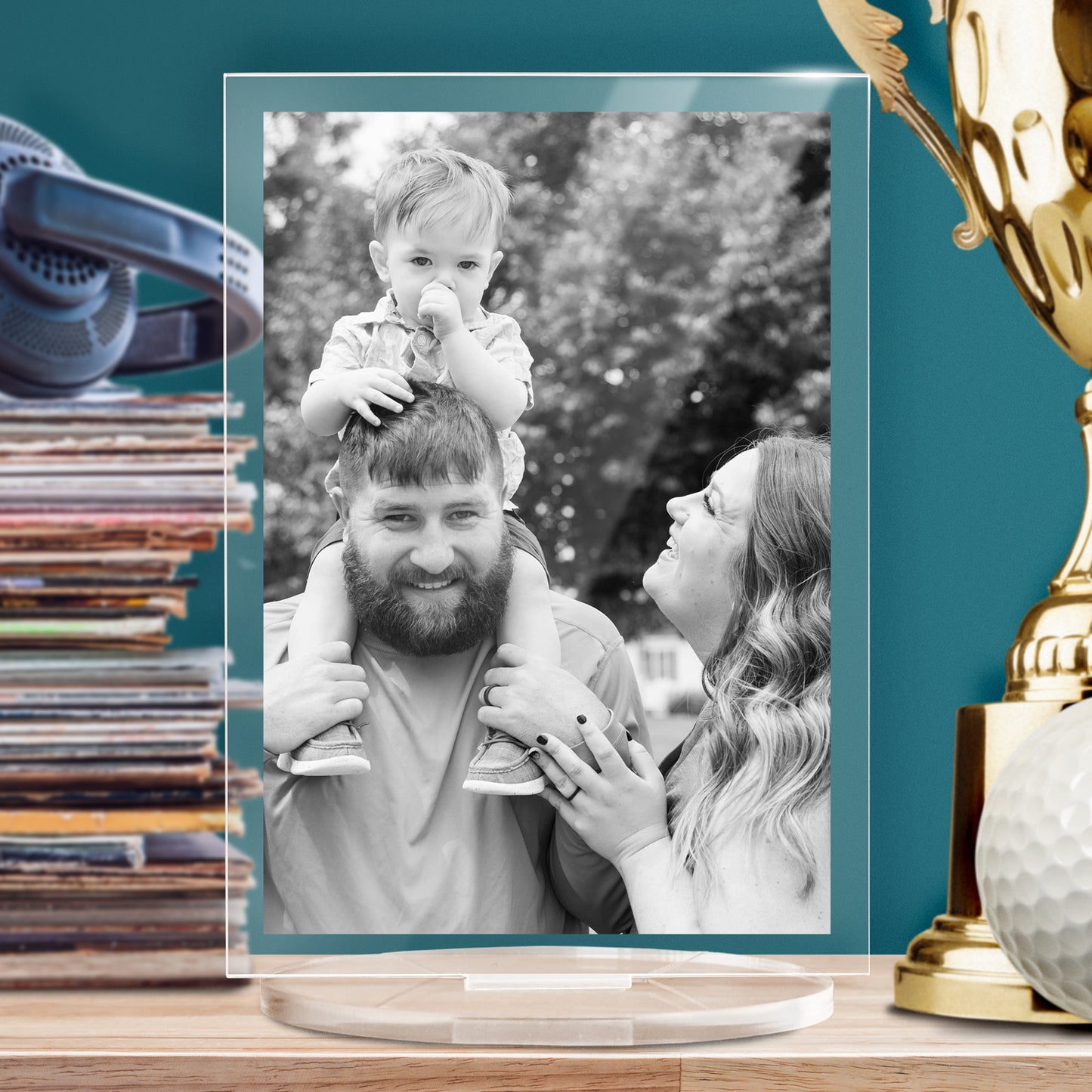 Personalised Photo Upload Plaque - Anniversary - 140mm X 100mm