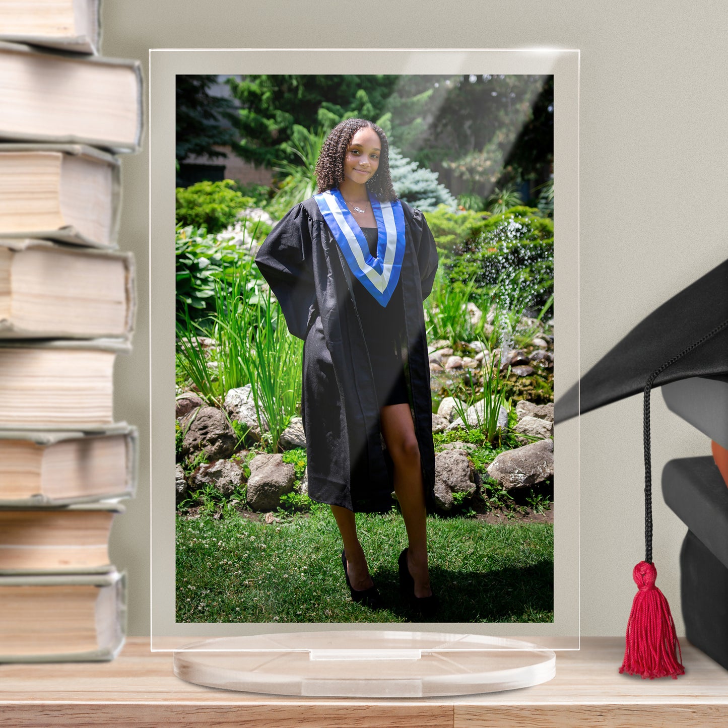 Personalised Photo Upload Plaque - Anniversary - 140mm X 100mm