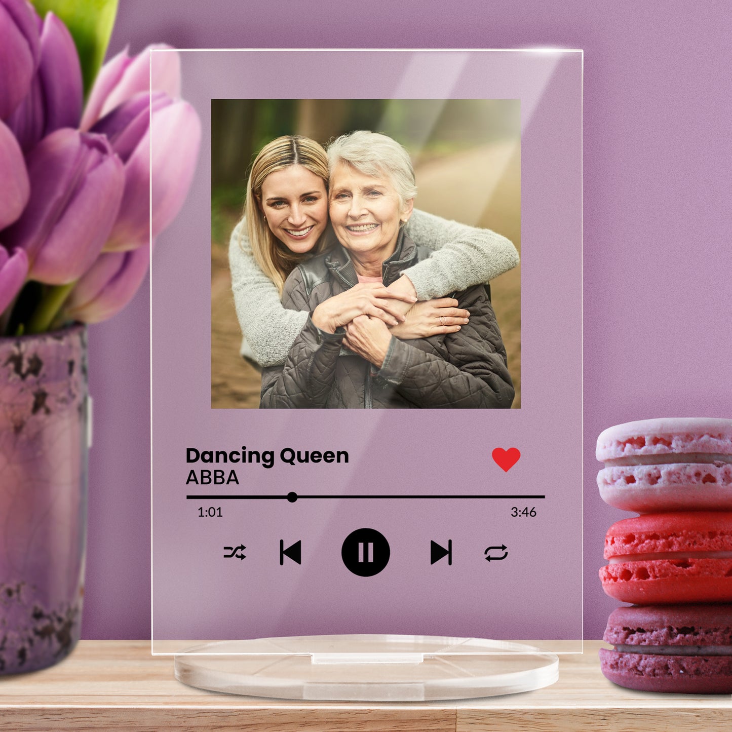 Personalised Music Photo Upload Plaque - Easter - 140mm X 100mm