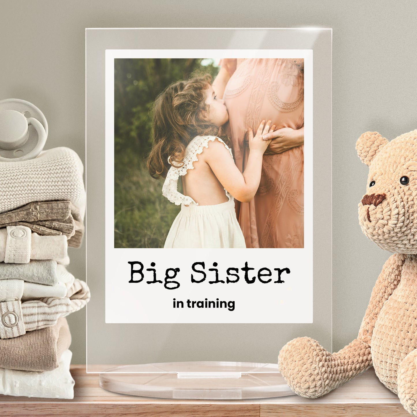 Personalised Polaroid Photo Upload Plaque - Valentine's Day - 140mm X 100mm