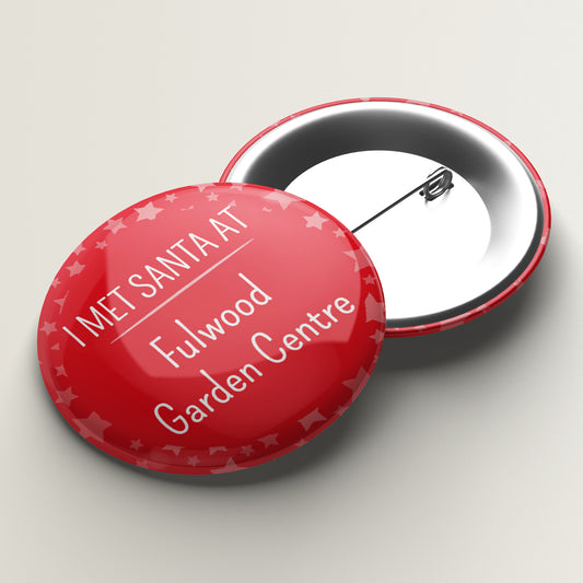 10 Personalised Star Badges - Christmas - 38mm