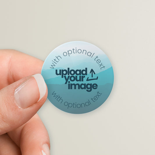 70 Upload Your Own Image Stickers - 25mm