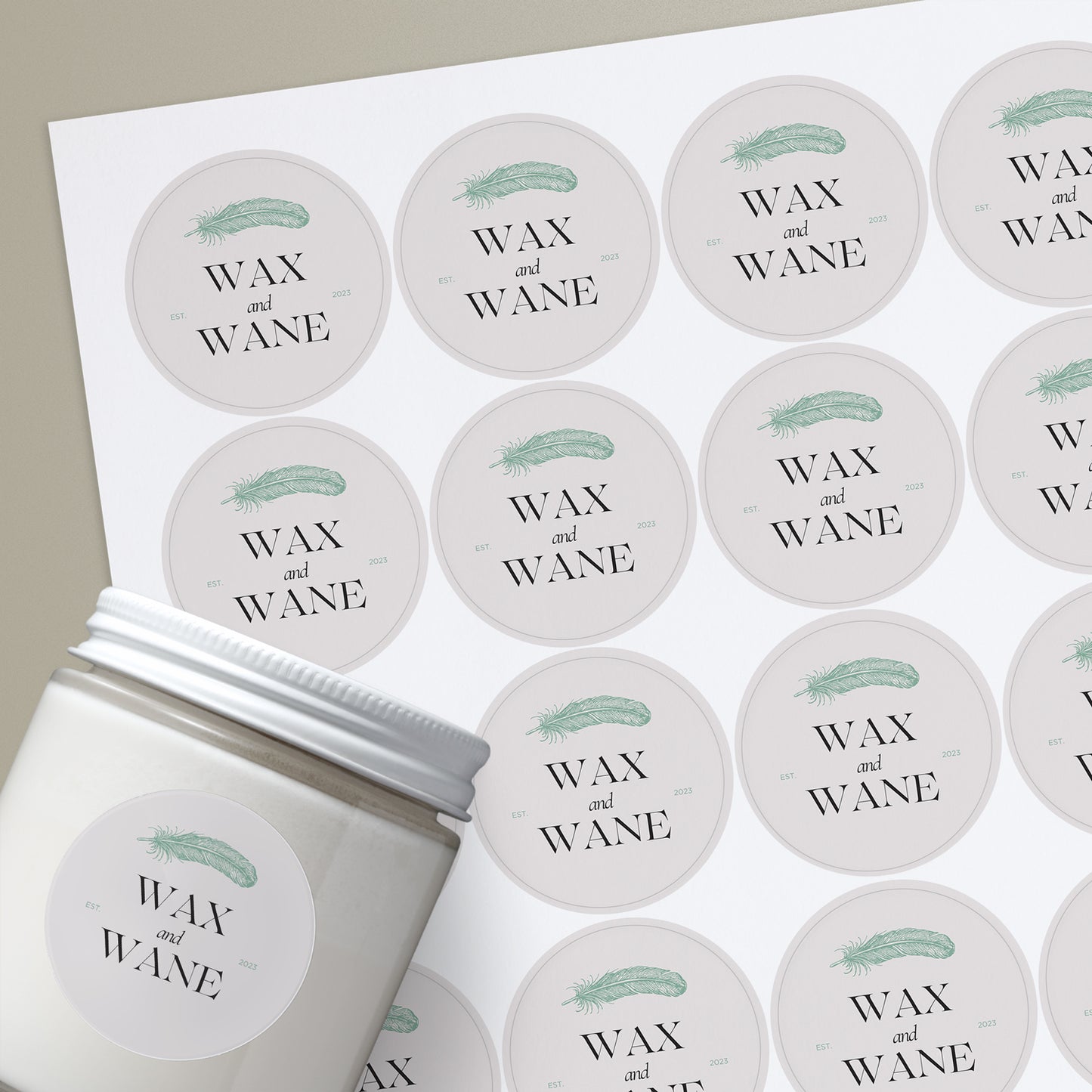 35 Upload Your Own Image Easter Stickers - 37mm
