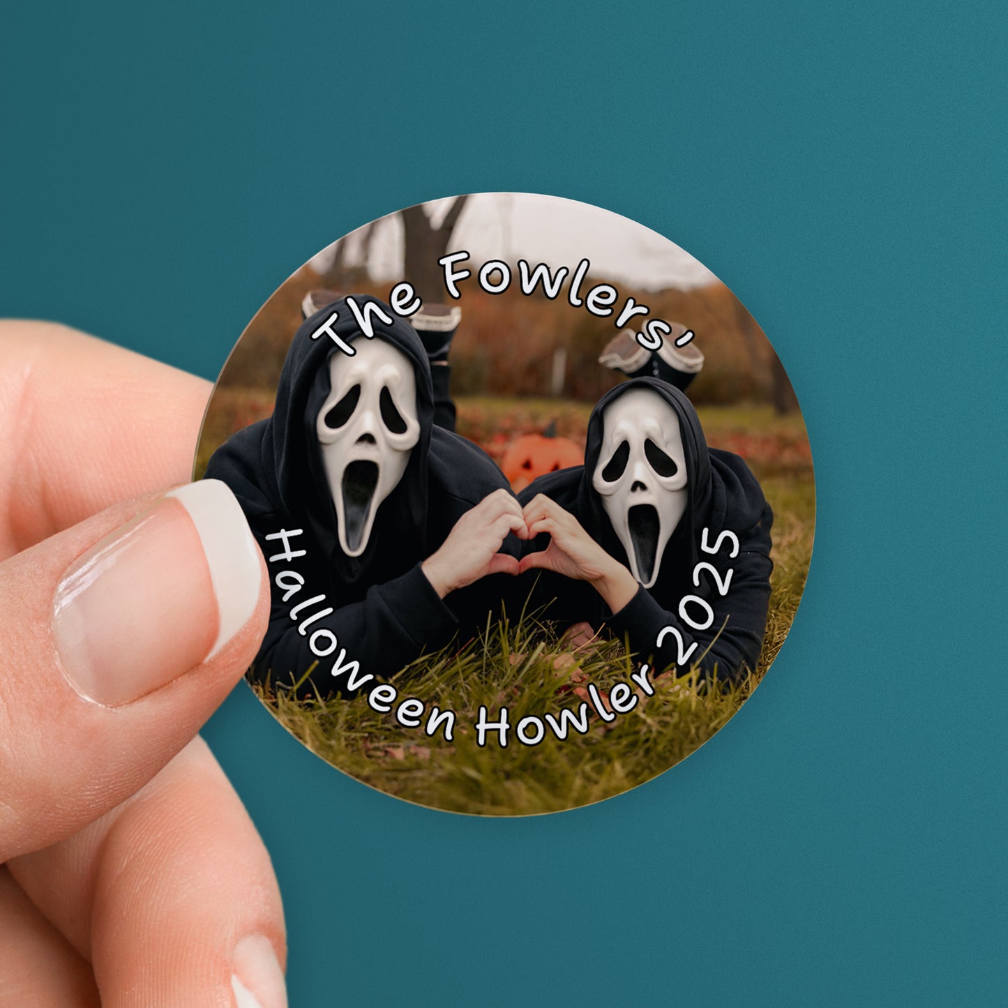 35 Upload Your Own Image Easter Stickers - 37mm