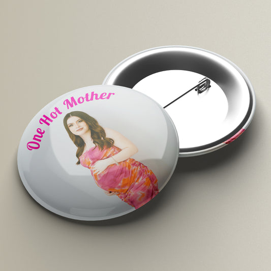 10 Upload Your Own Image New Baby Badges - 38mm