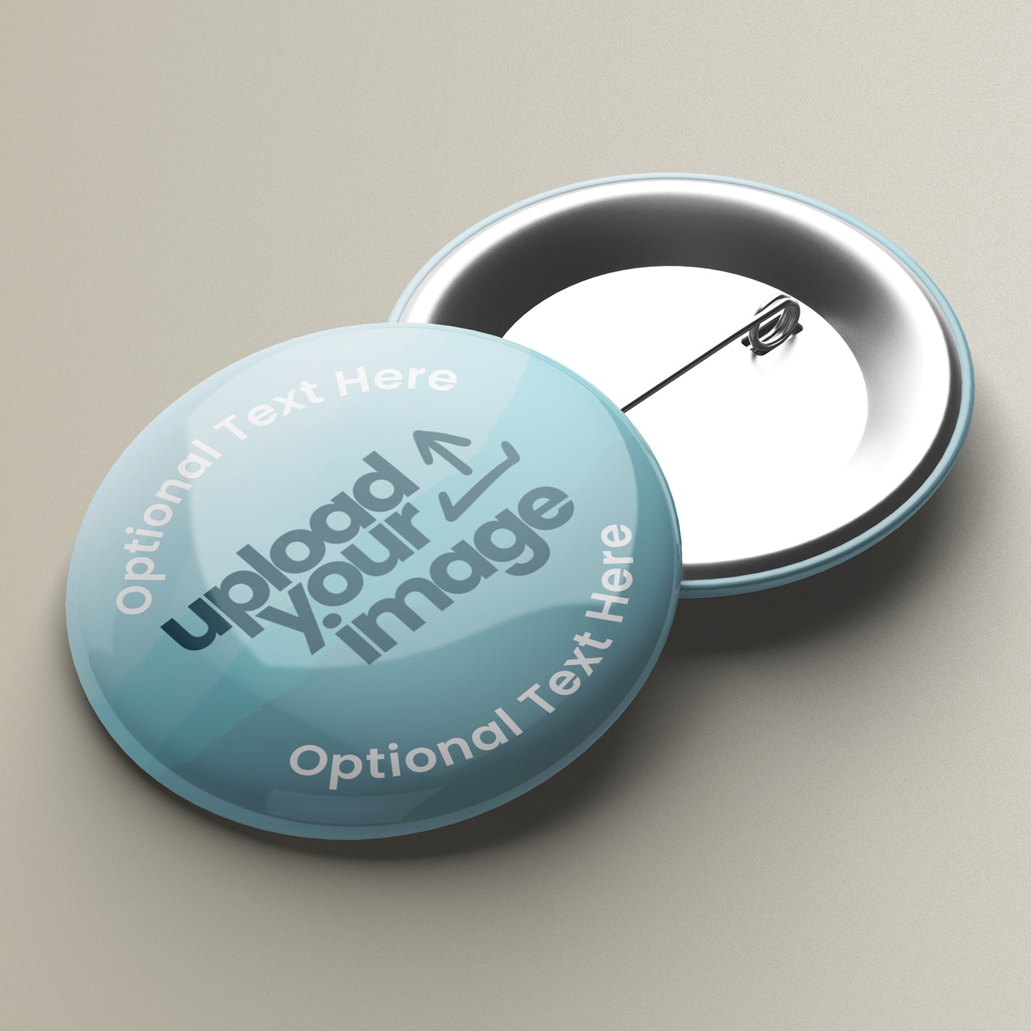 10 Upload Your Own Image Birthday Badges - 38mm