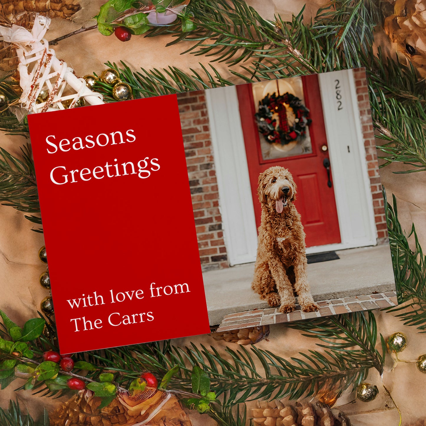 Upload Your Own Image and Text Engagement Postcard - A6