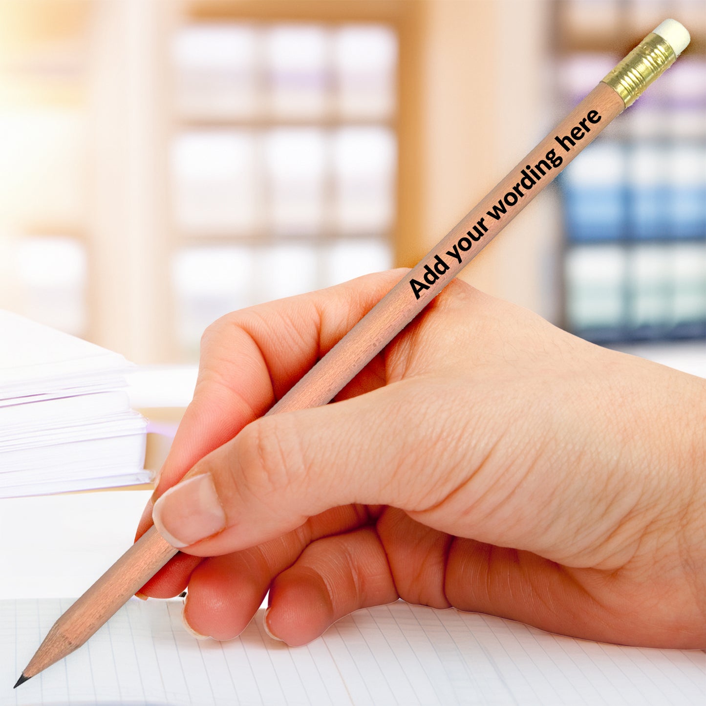 Personalised Pencil - Business - Natural