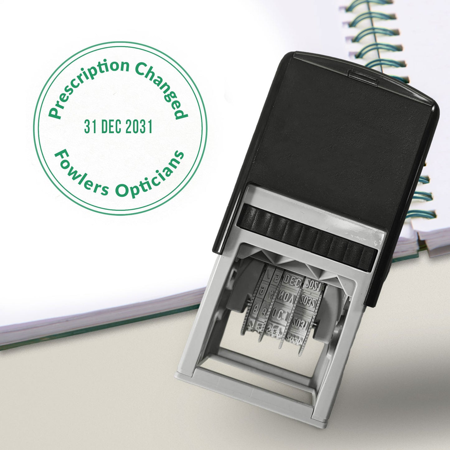 Personalised Date Stamper - 38mm - Nurse