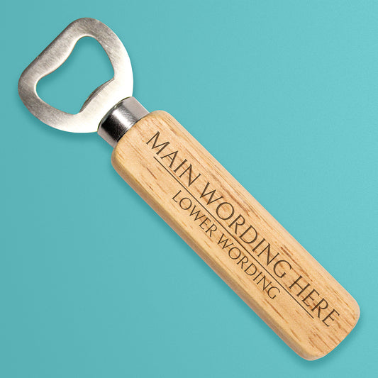 Personalised Etched Bottle Opener