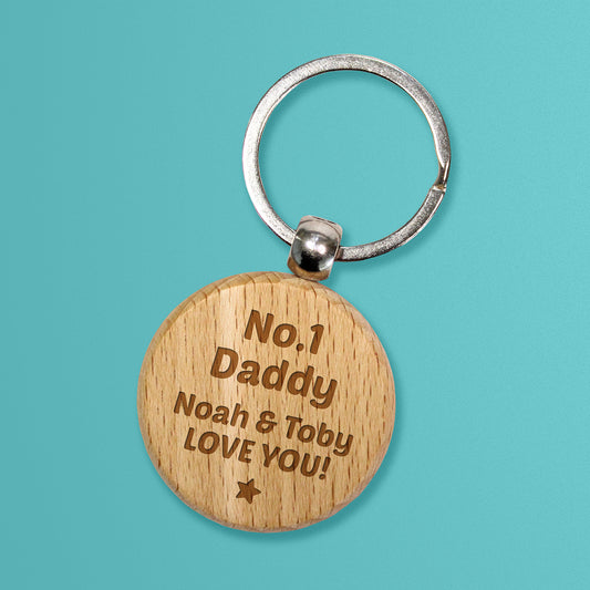 Personalised Etched Keyring