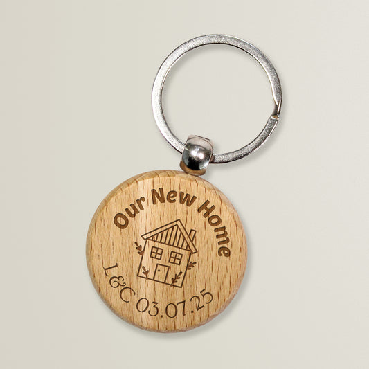 Personalised Image Choice Etched Keyring