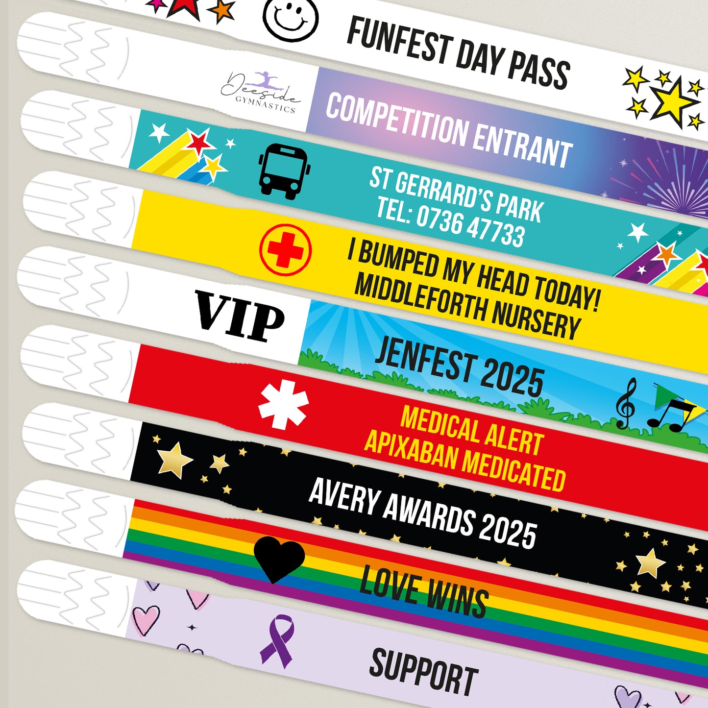 10 Design Your Own Wristbands