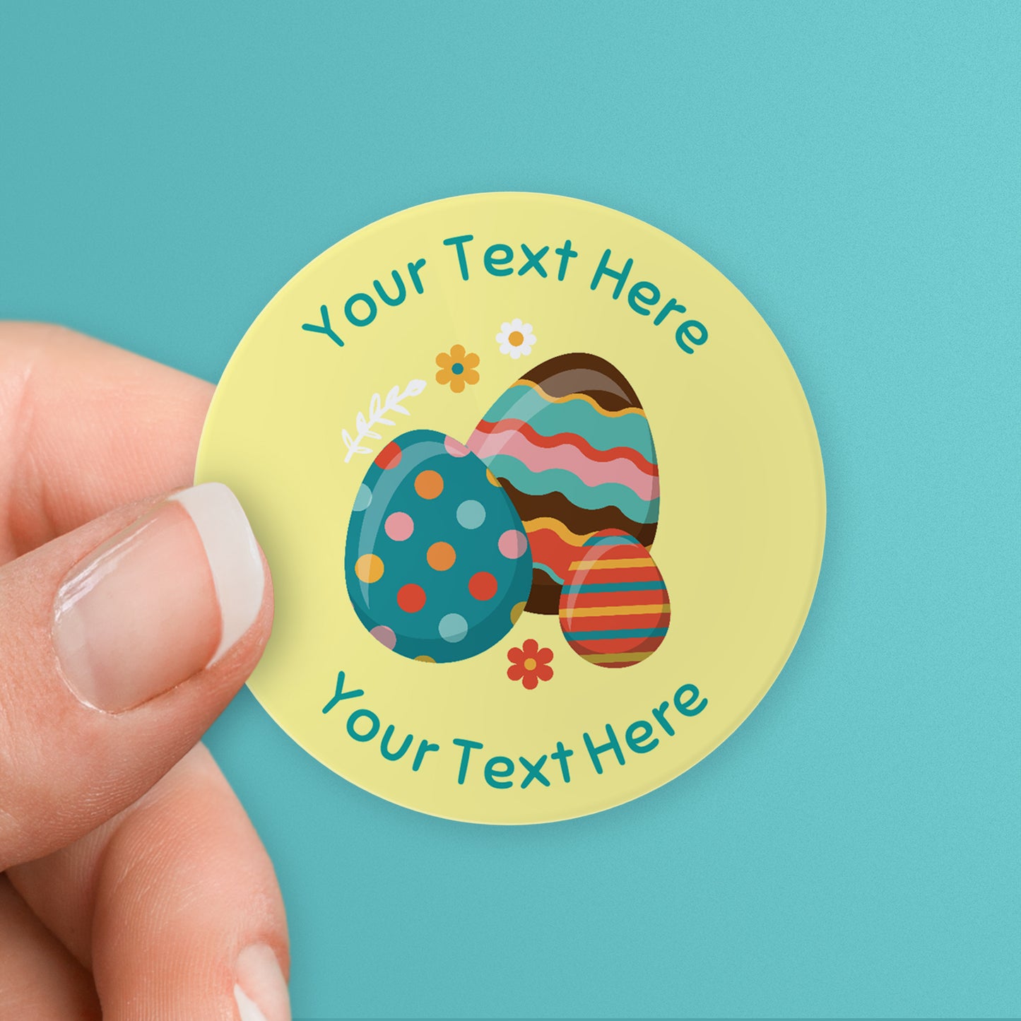 35 Design Your Own Easter Stickers - 37mm