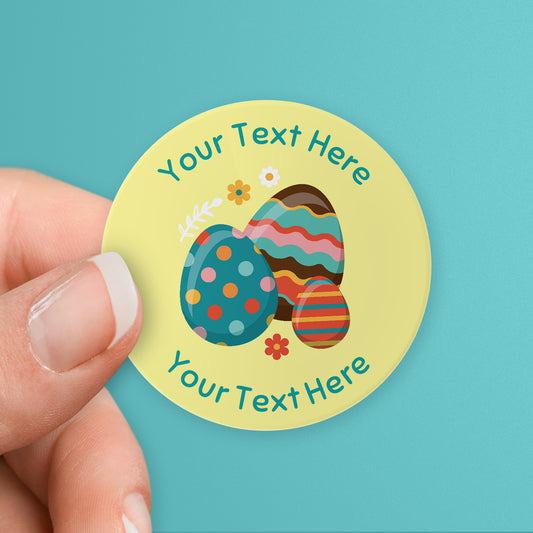 35 Design Your Own Easter Stickers - 37mm