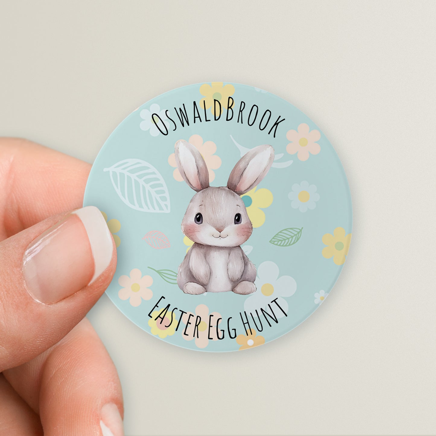 35 Design Your Own Easter Stickers - 37mm