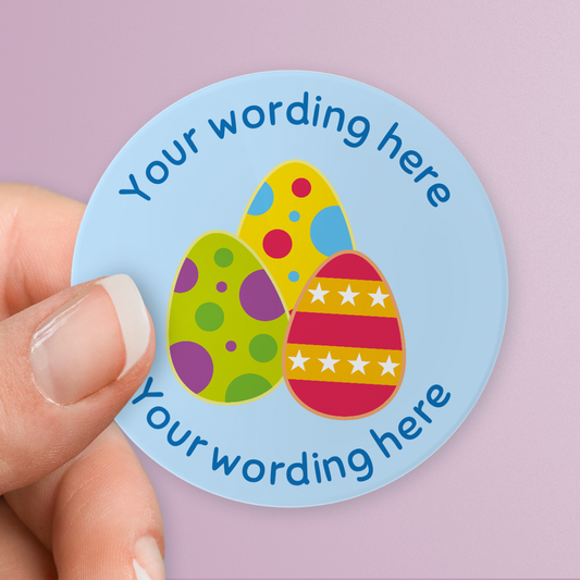 20 Design Your Own Easter Stickers - 45mm