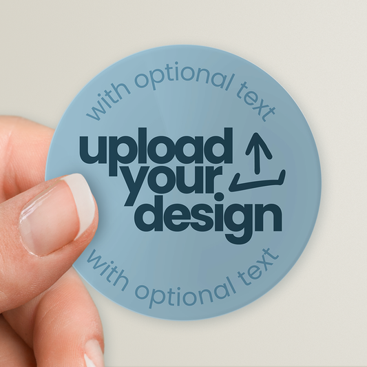 20 Upload Your Own Image Stickers - 45mm