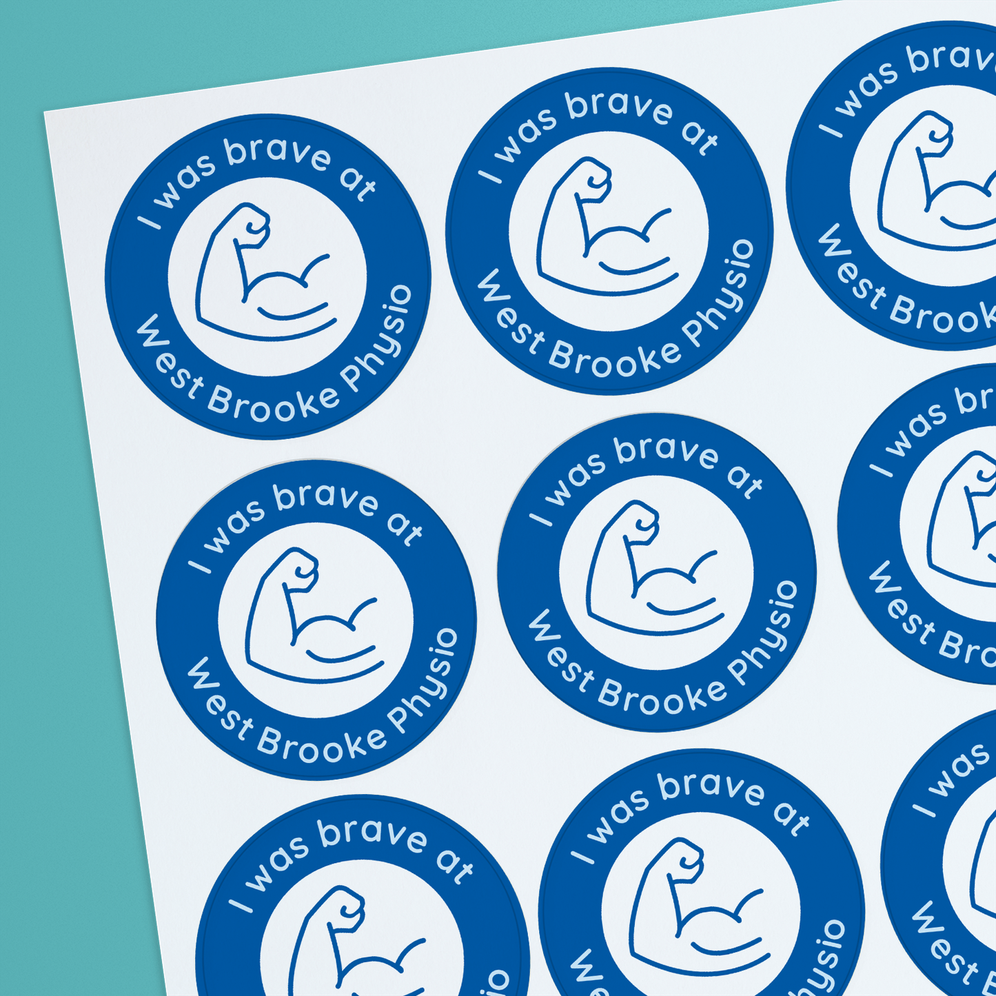 20 Design Your Own Stickers for Physiotherapists - 45mm