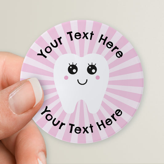 20 Design Your Own Stickers for Dentists - 45mm