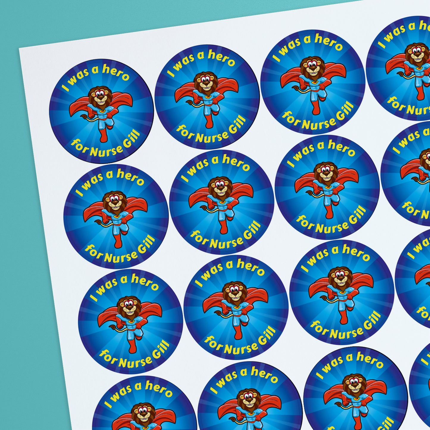35 Design Your Own Stickers for Nurses - 37mm