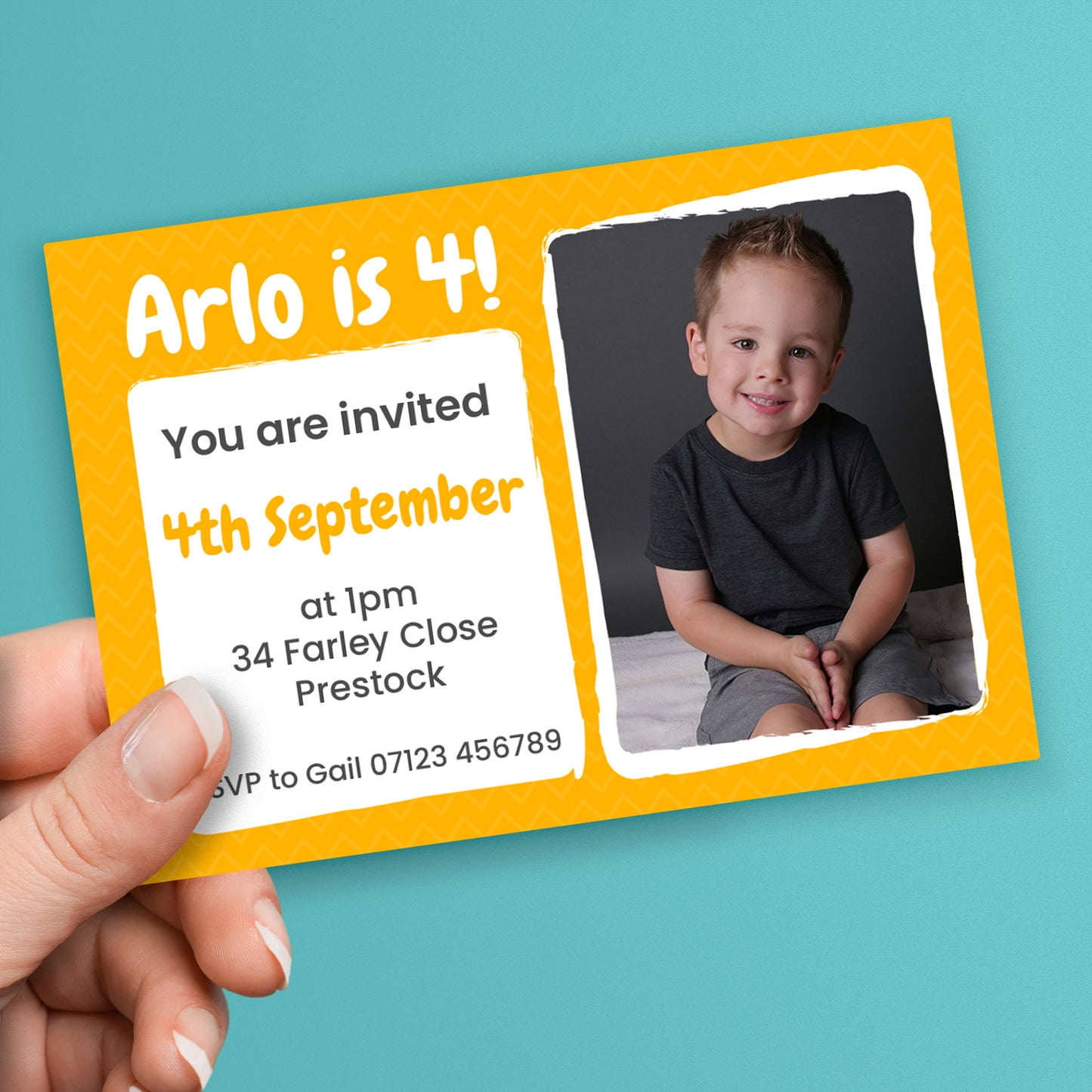 Personalised Birthday Invitation - A6