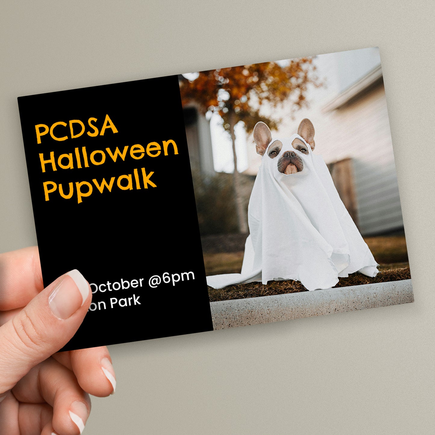 Upload Your Own Image and Text Business Postcard - A6