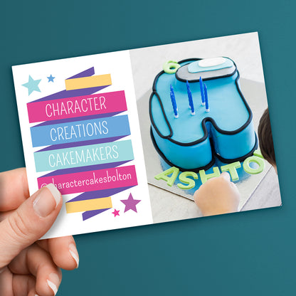 Upload Your Own Image Banner Postcard - Birthday - A6