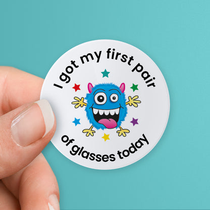 35 Personalised Bubblegum Scented Monster Stickers - Paramedic - 37mm