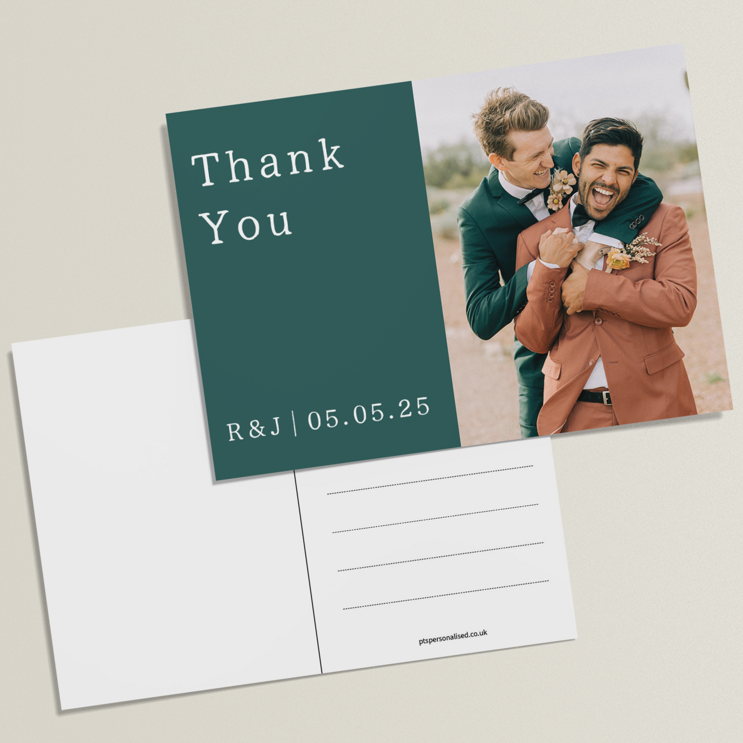 Upload Your Own Image and Text Wedding Postcard - A6