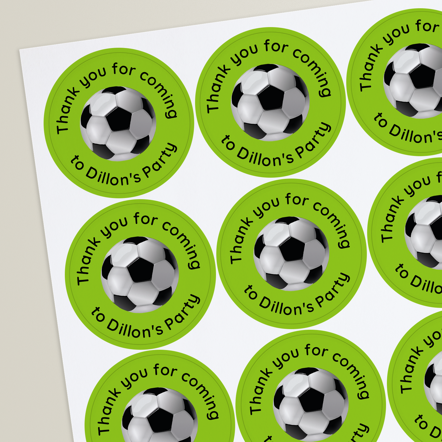 20 Design Your Own Sweet Cone Stickers - 45mm