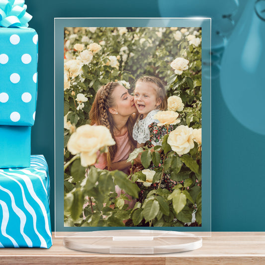 Personalised Photo Upload Plaque - Birthday - 140mm X 100mm