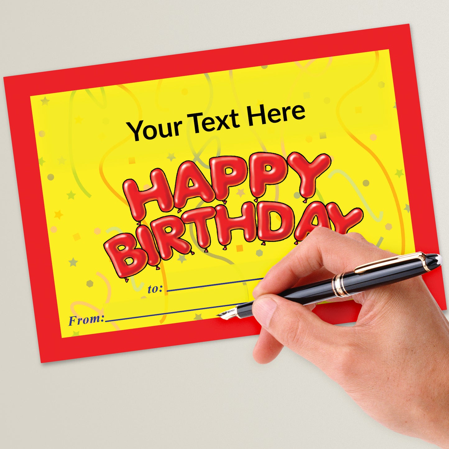 Personalised Happy Birthday Certificate - A5