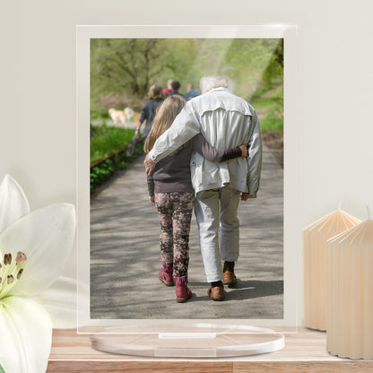 Personalised Photo Upload Plaque - Valentine's Day - 140mm X 100mm