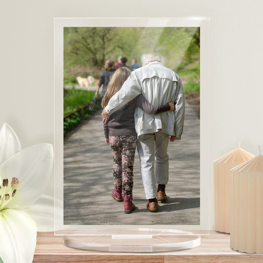 Personalised Photo Upload Plaque - Memorial - 140mm X 100mm