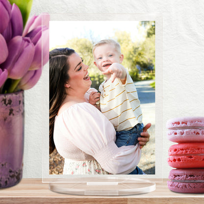 Personalised Photo Upload Plaque - Valentine's Day - 140mm X 100mm