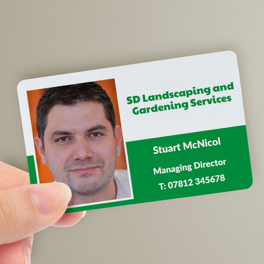 Upload Your Own Image ID Card for Your Business