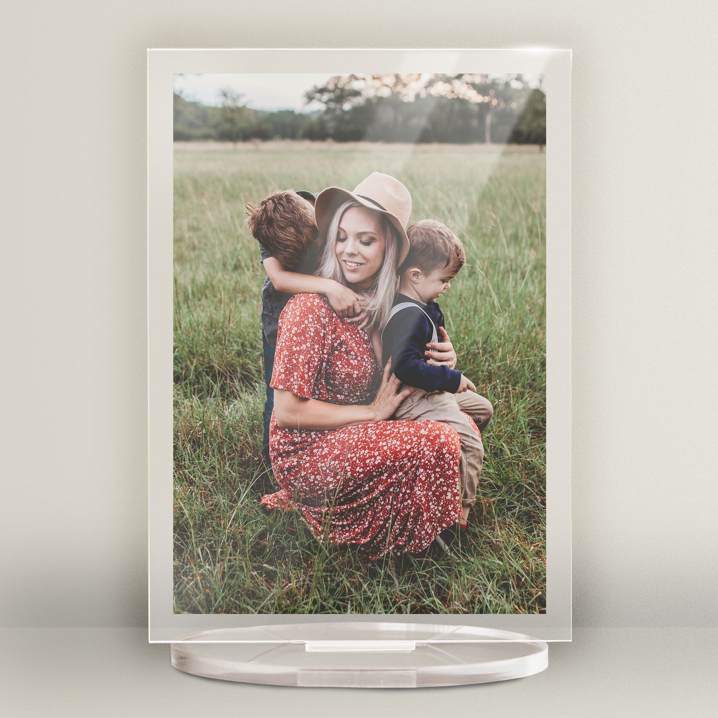 Personalised Photo Upload Plaque - Valentine's Day - 140mm X 100mm