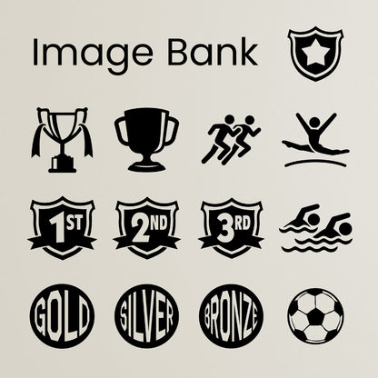 Image Bank with icons