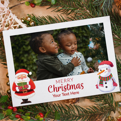 Upload Your Own Photo Father Christmas Postcard - A6