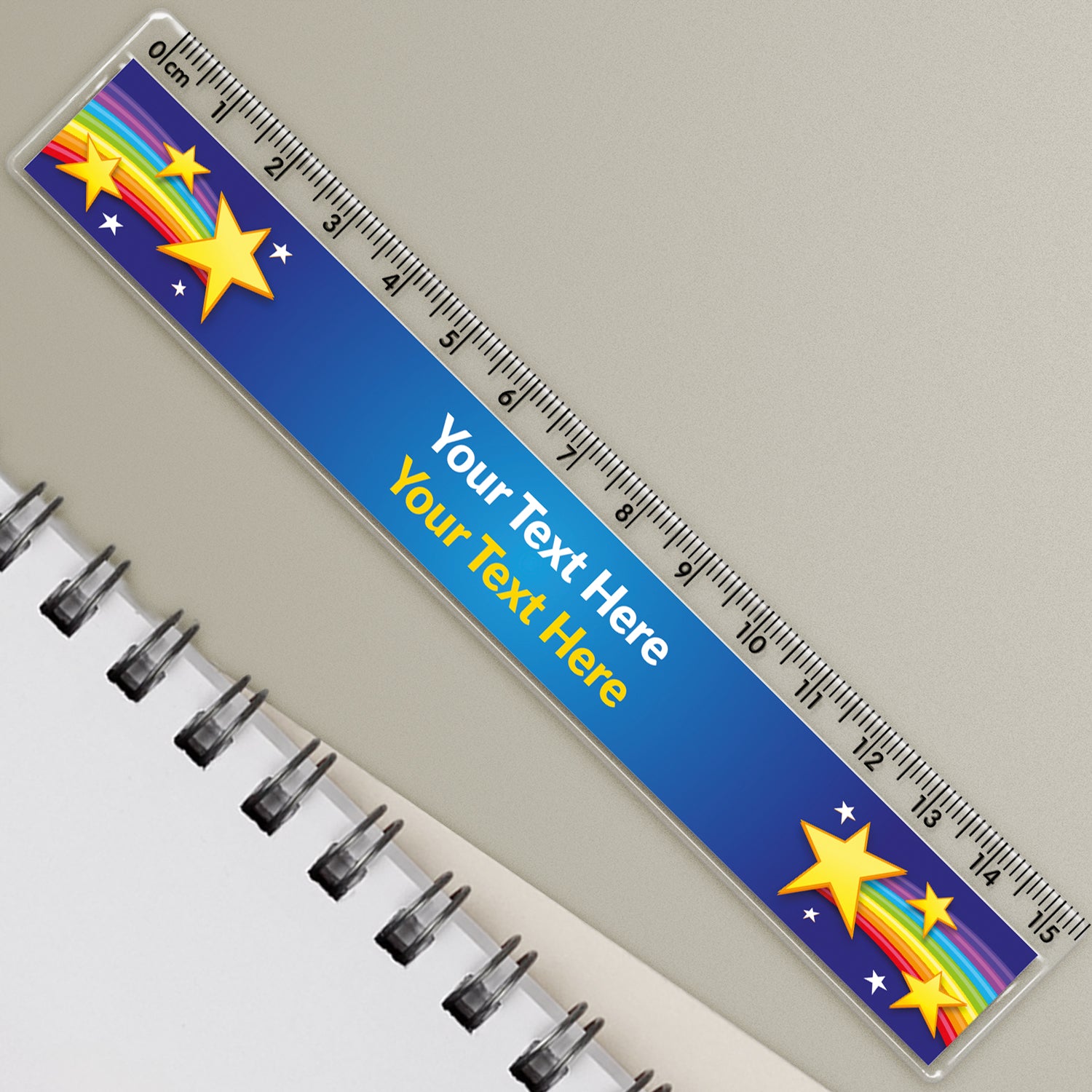 Shooting Star Ruler | Add Wording | 15cm | PTS Personalised