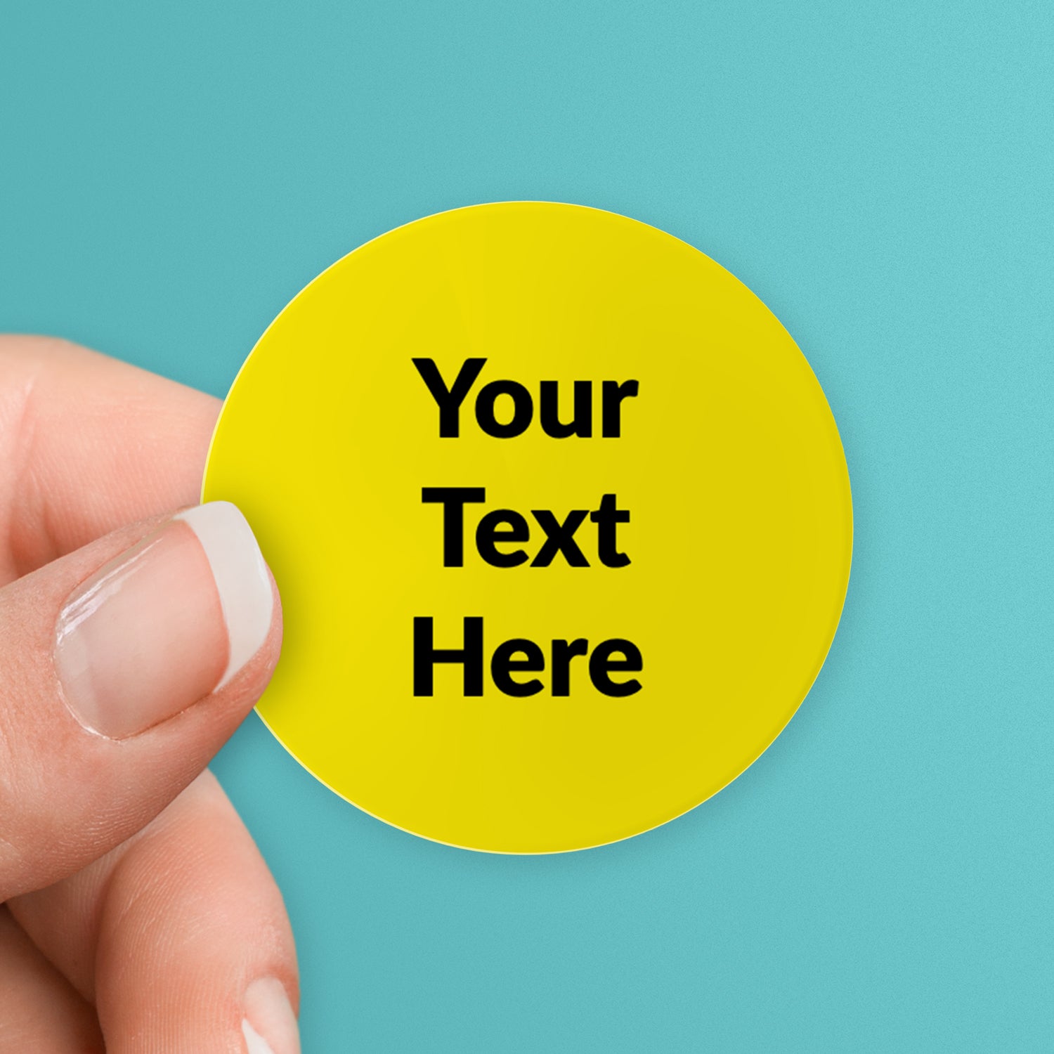 Add Wording and Colour Stickers | 37mm | PTS Personalised