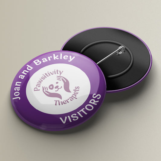 10 Upload Your Own Visitor Name Badges - 50mm