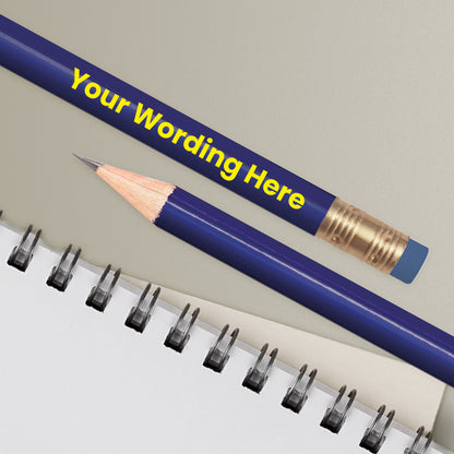 Personalised Pencil - Business - Royal Blue