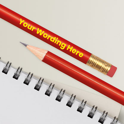 Personalised Pencil - Business - Red