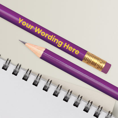 Personalised Pencil - Business - Purple